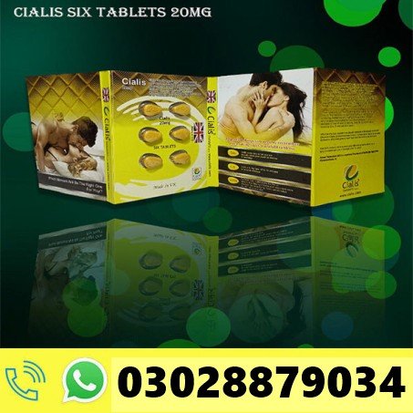  Cialis 20mg 6 Tablets Pack  