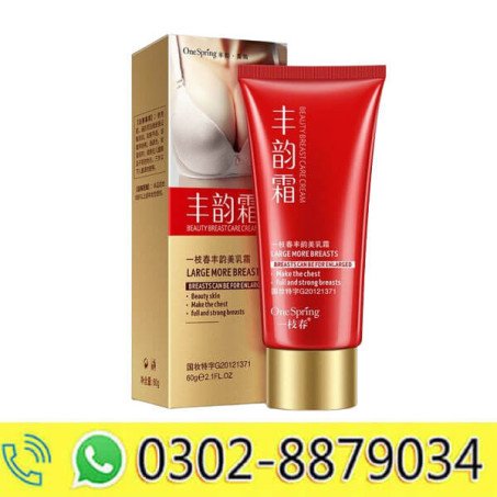 One Spring Breast enhancement Cream to plump up Breast, Lifting, Firming, Moisturizing, Tender, Smooth, Enriched Breast Cream